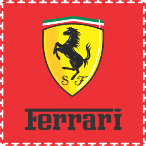 Ferrari Logo PVC Tile