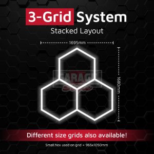 Illustrative product image: Hexagon LED Lighting Kit - 3 Hexagons