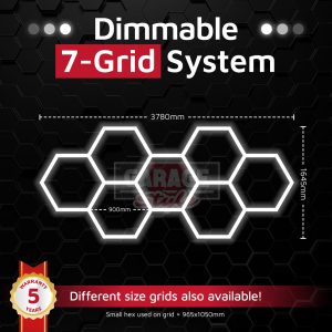 Illustrative product image: Dimmable Hexagon LED Lighting Kit - 7 Hexagons