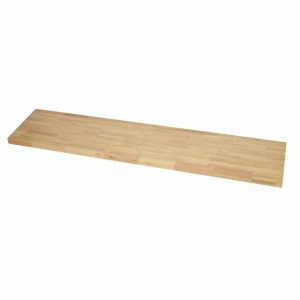 Natural hardwood 680mm BUNKER modular garage cabinet worktop