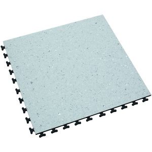 Illustrative modular antistatic ESD flooring tile on white background